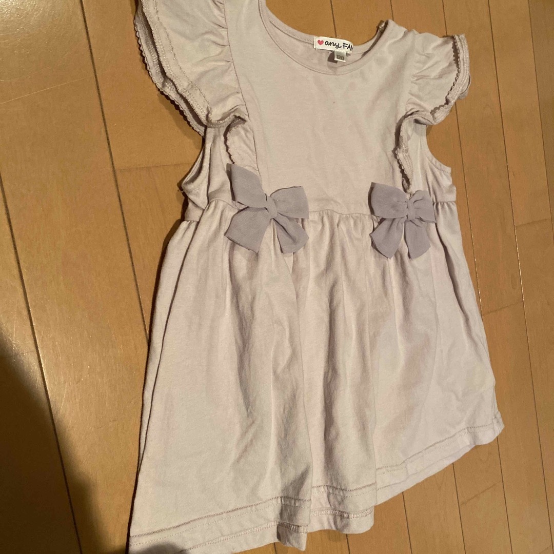 anyFAM(エニィファム)のanyfam 女の子 半袖120 キッズ/ベビー/マタニティのキッズ服女の子用(90cm~)(Tシャツ/カットソー)の商品写真