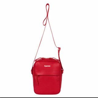 シュプリーム(Supreme)のSupreme Leather Shoulder Bag   Red(ショルダーバッグ)