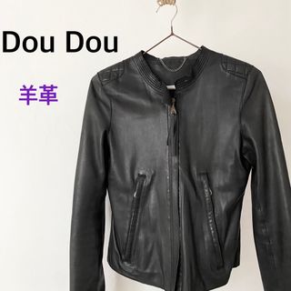 DouDou - Dou Dou ドゥドゥ　ブラック　羊革　革ジャン　アウター