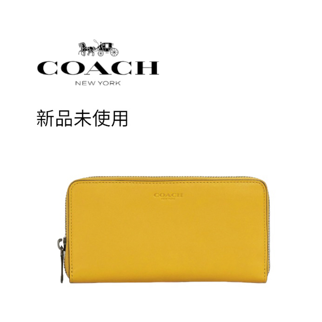 COACH 長財布 イエロー