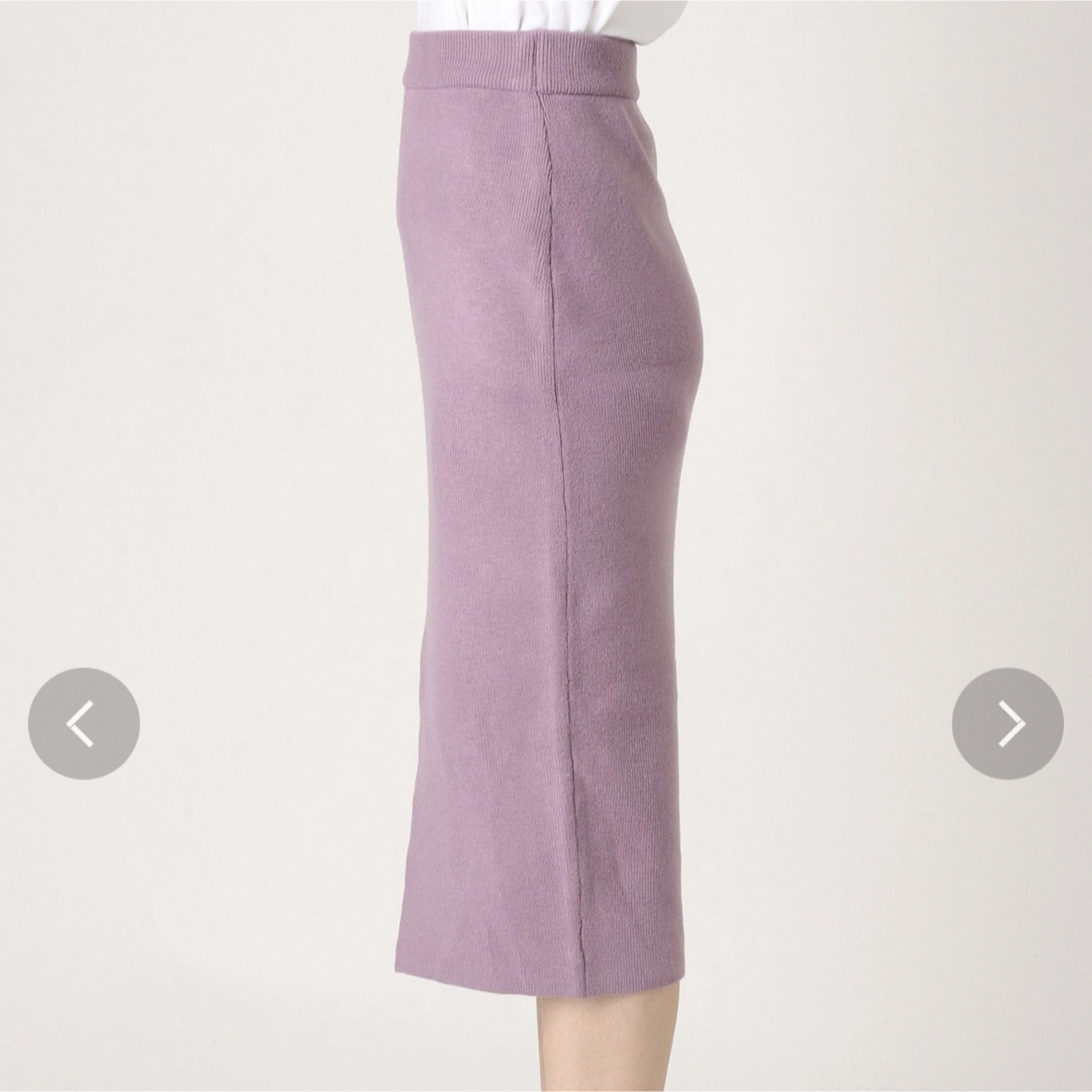 MURUA(ムルーア)のムルーア　murua センタースリットニットスカート　シンプル レディースのスカート(ロングスカート)の商品写真
