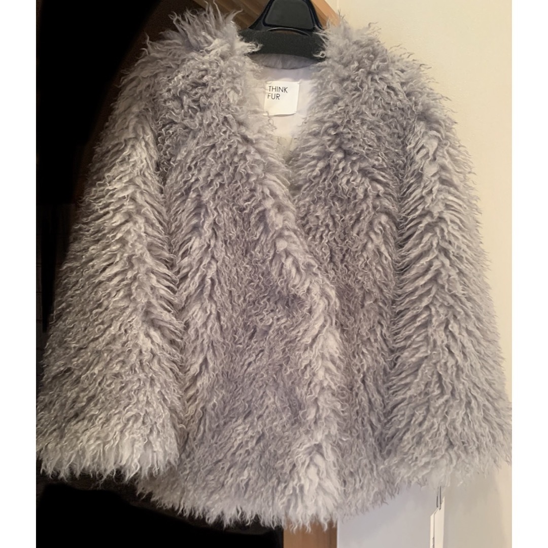 THINK FUR 2023AW ファージャケット グレー新品未使用-