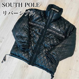 00’s South Pole ハーフスナップ ロングダウンジャケット