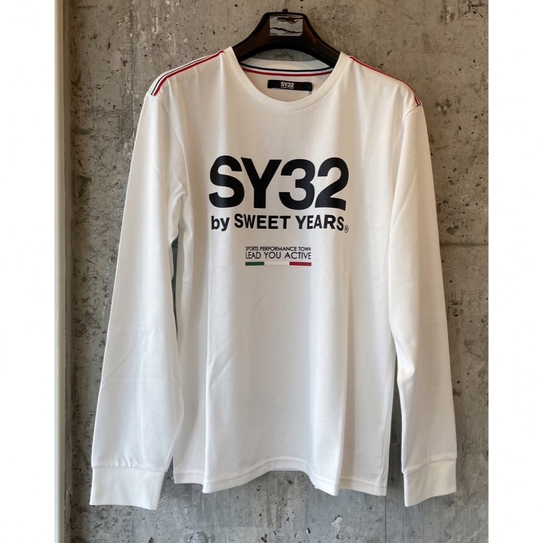 最短翌日到着 SY32 by SWEET YEARS 長袖Tシャツ ロンT ホワイト M ...