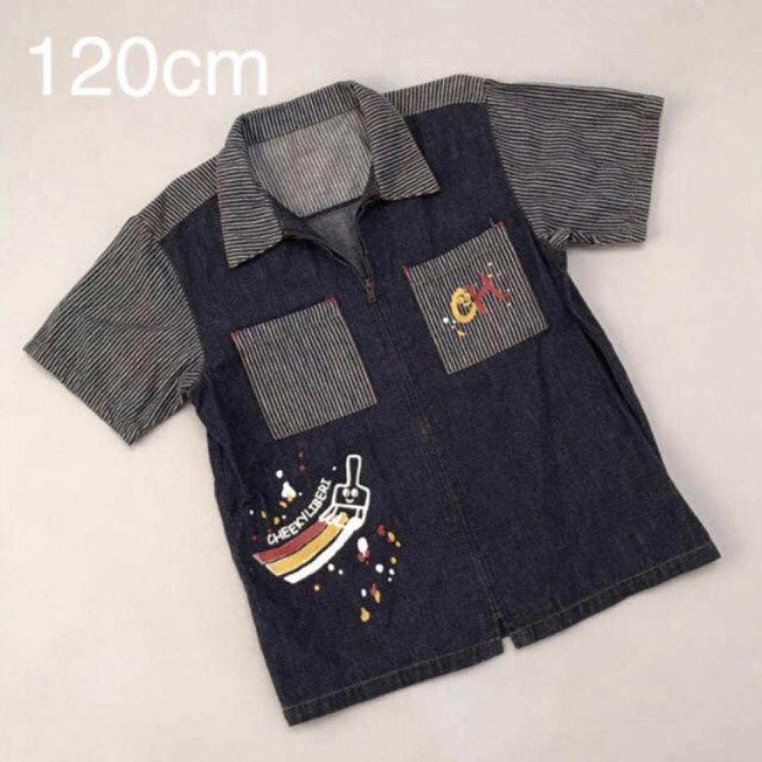 FELISSIMO(フェリシモ)の子供用 デニムトップス キッズ/ベビー/マタニティのキッズ服男の子用(90cm~)(Tシャツ/カットソー)の商品写真