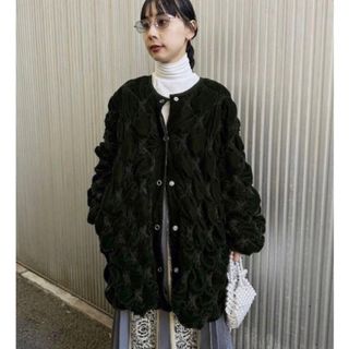 Ameri VINTAGE - VELOUR QUILTING BLOUSONの通販 by smile