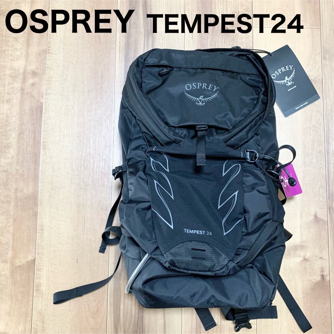 新品★OSPREY TEMPEST24 黒 M/L オスプレー テンペスト24