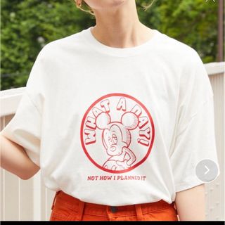 フリークスストア(FREAK'S STORE)のDISNEY(ディズニー)　ミッキーマウス/別注WhatadayTシャツ(Tシャツ(半袖/袖なし))