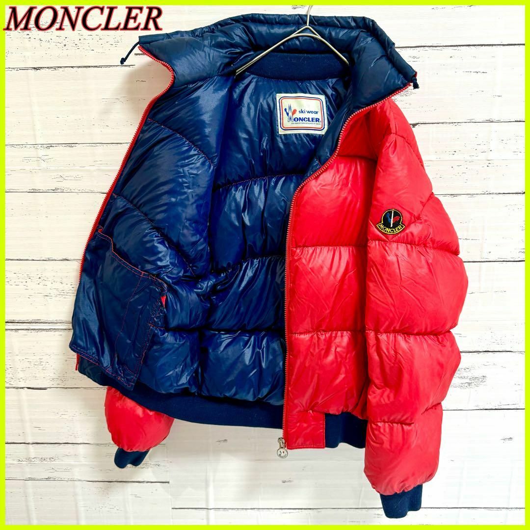 MONCLER モンクレール ダウンベスト ネイビー 1 美品