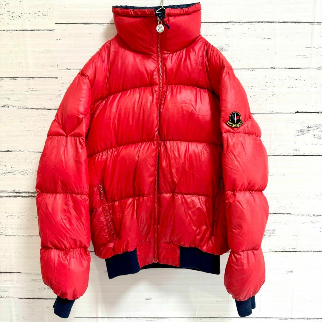 MONCLER - 【美品】MONCLER モンクレール ダウンジャケット レッド