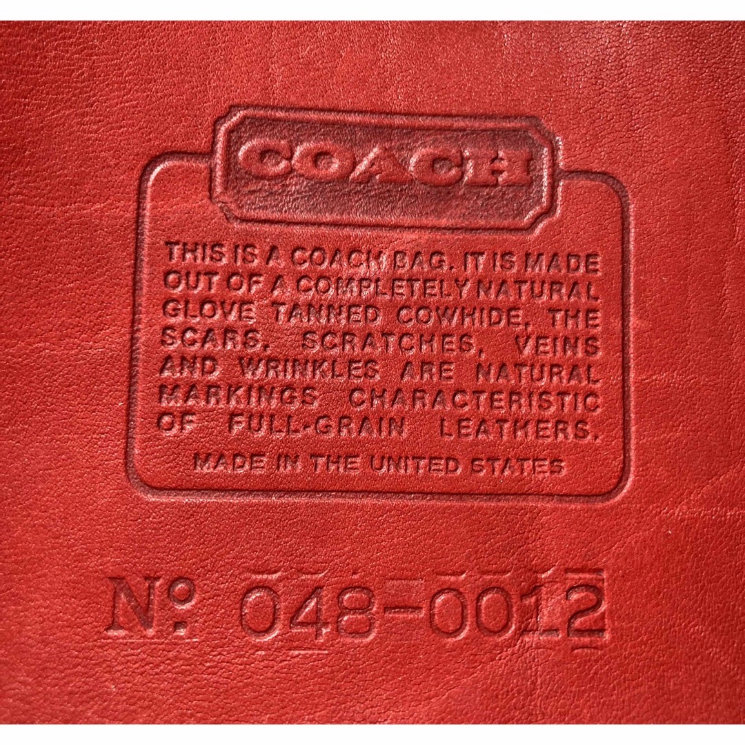 【美品】COACH オールドコーチ　ショルダーバッグ　ターンロック　0012