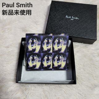 Paul Smith - 新品未使用 Paul Smith ホーマープリント 総柄 レザー 二