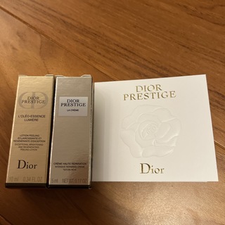 クリスチャンディオール(Christian Dior)のDior プレステージ  化粧水 クリーム　美容液ローズセラムサンプルセット(サンプル/トライアルキット)