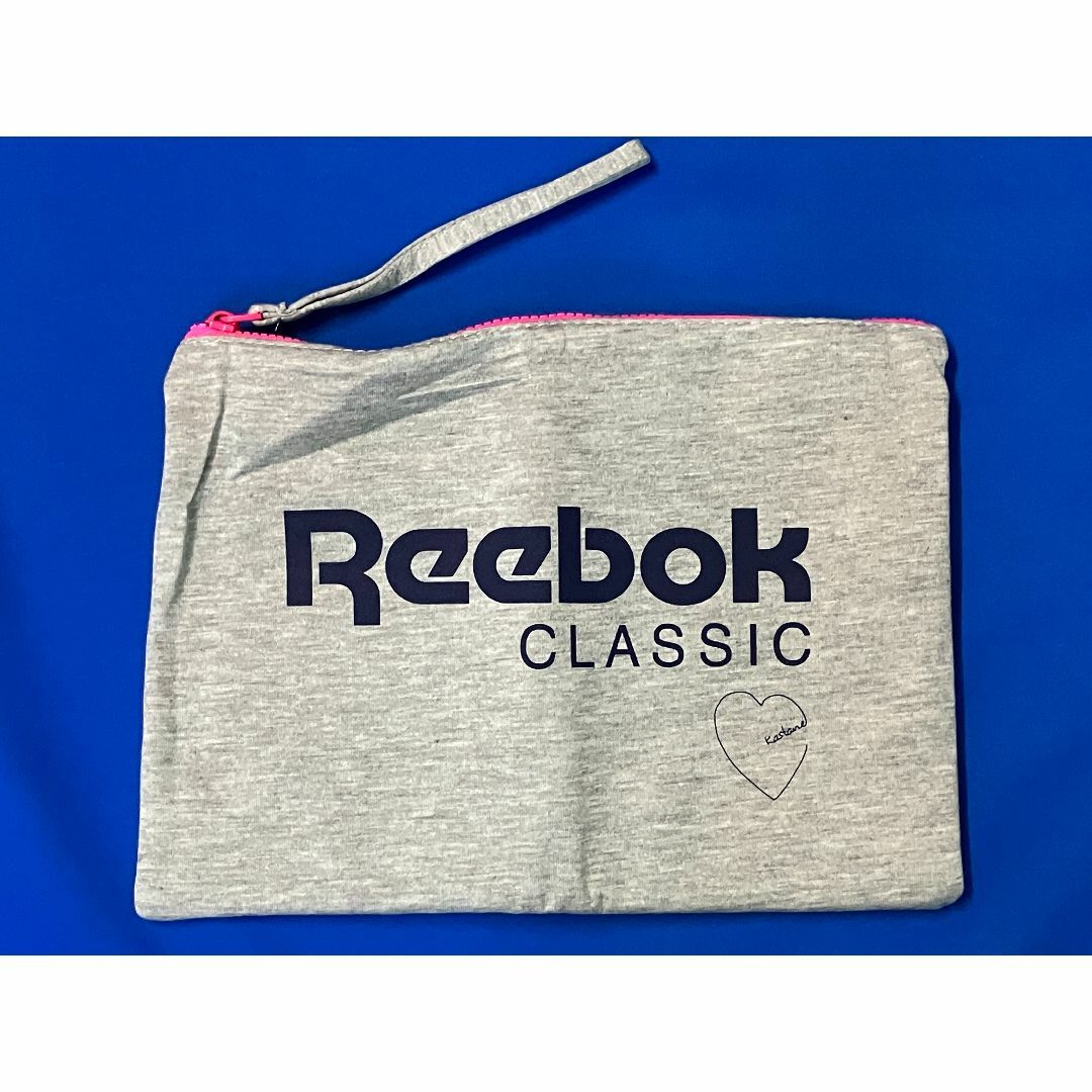 Reebok CLASSIC(リーボッククラシック)の未使用 カスタネ×リーボック クラシック スウェット風 ジャンボポーチ 送料無料 レディースのバッグ(ボディバッグ/ウエストポーチ)の商品写真