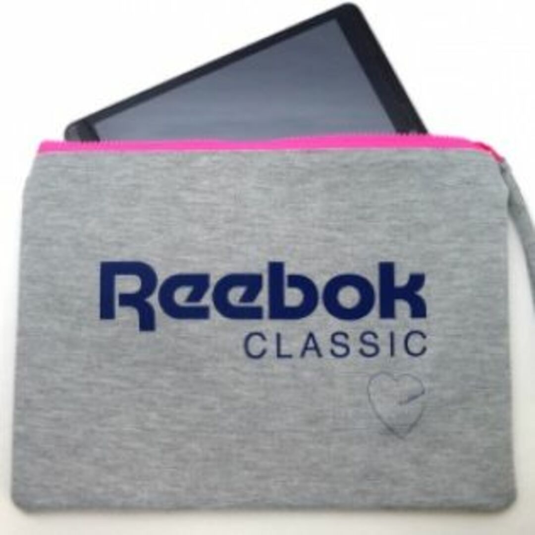 Reebok CLASSIC(リーボッククラシック)の未使用 カスタネ×リーボック クラシック スウェット風 ジャンボポーチ 送料無料 レディースのバッグ(ボディバッグ/ウエストポーチ)の商品写真