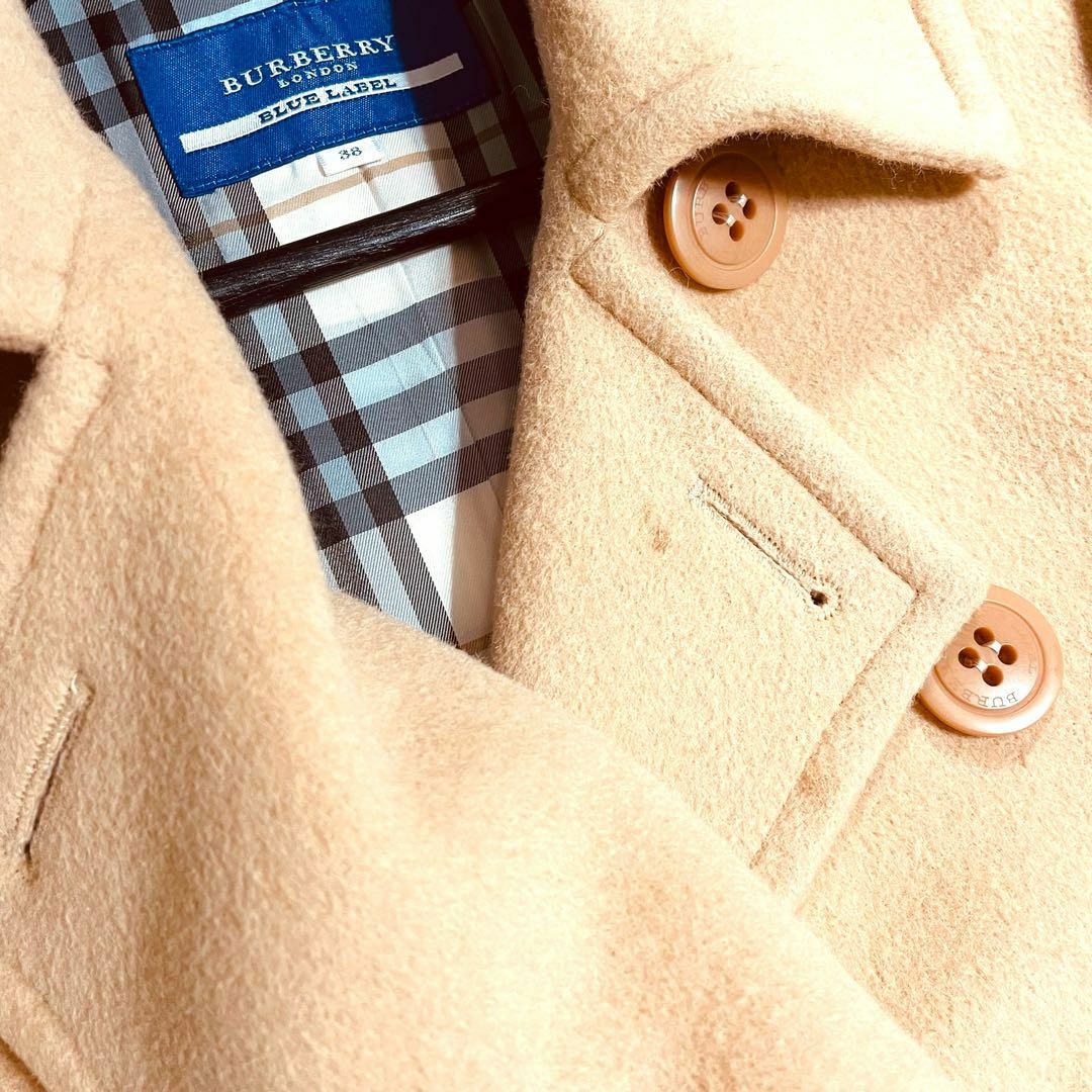 BURBERRY BLUE LABEL   美品バーバリーブルーレーベル Pコート