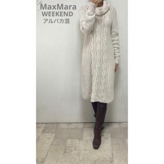 WEEKEND Max Mara✨タートルネックケーブルニット-