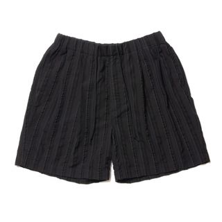 クーティー(COOTIE)のCOOTIE Stripe Cloth 2 Tuck Easy Shorts(ショートパンツ)