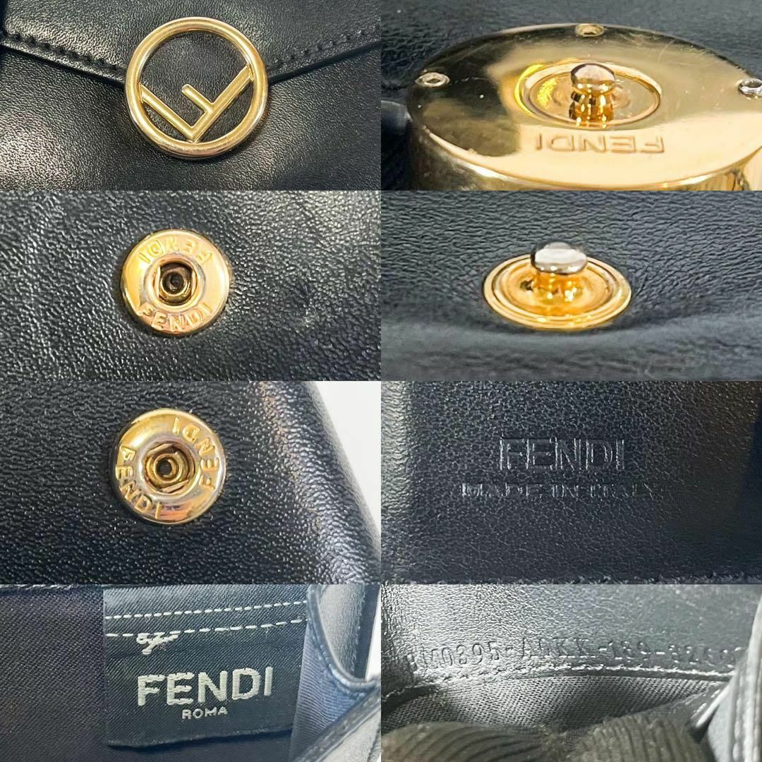 FENDI(フェンディ)の☆美品☆フェンディ エフイズ 三つ折り財布 F IS レザー ブラック メンズのファッション小物(折り財布)の商品写真