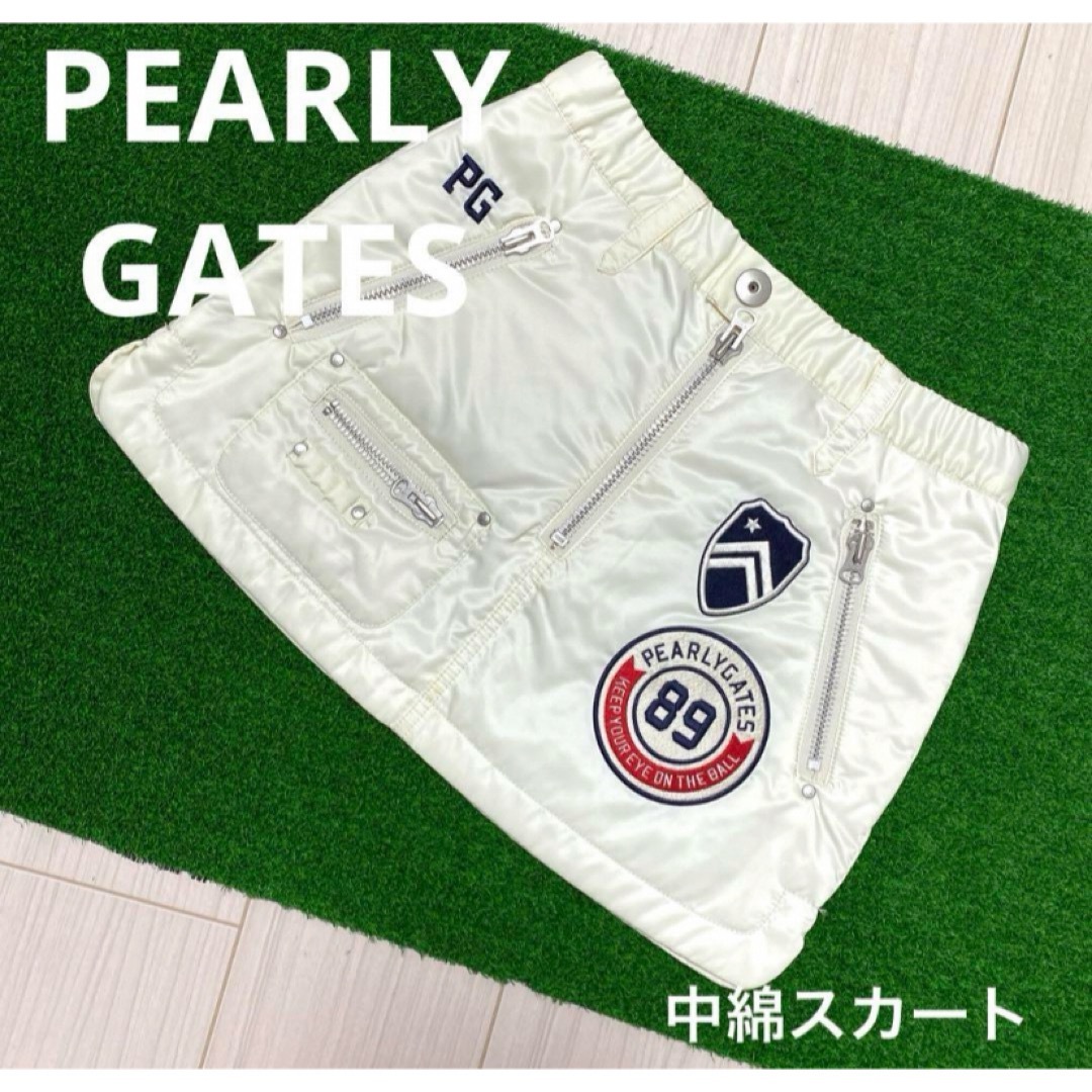 PEARLY GATES(パーリーゲイツ)のパーリーゲイツ　中綿スカート　サイズ0   秋冬 スポーツ/アウトドアのゴルフ(ウエア)の商品写真