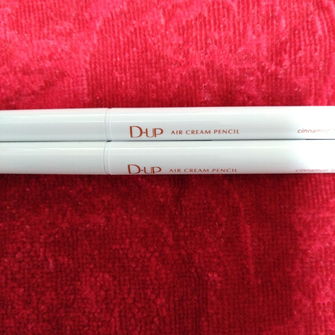 D-UP(ディーアップ)のD-up アップエアクリーム ペンシル シナモン ブラウン 2本セット コスメ/美容のベースメイク/化粧品(マスカラ)の商品写真