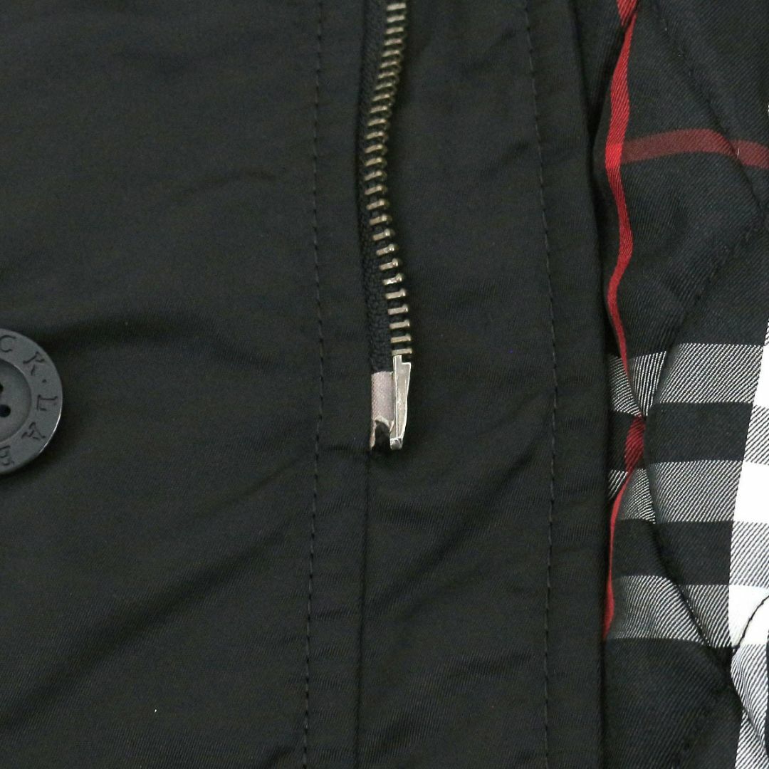BURBERRY BLACK LABEL(バーバリーブラックレーベル)のバーバリー ブラックレーベル ナイロンフーデッドミリタリーコート / N-3B メンズのジャケット/アウター(モッズコート)の商品写真