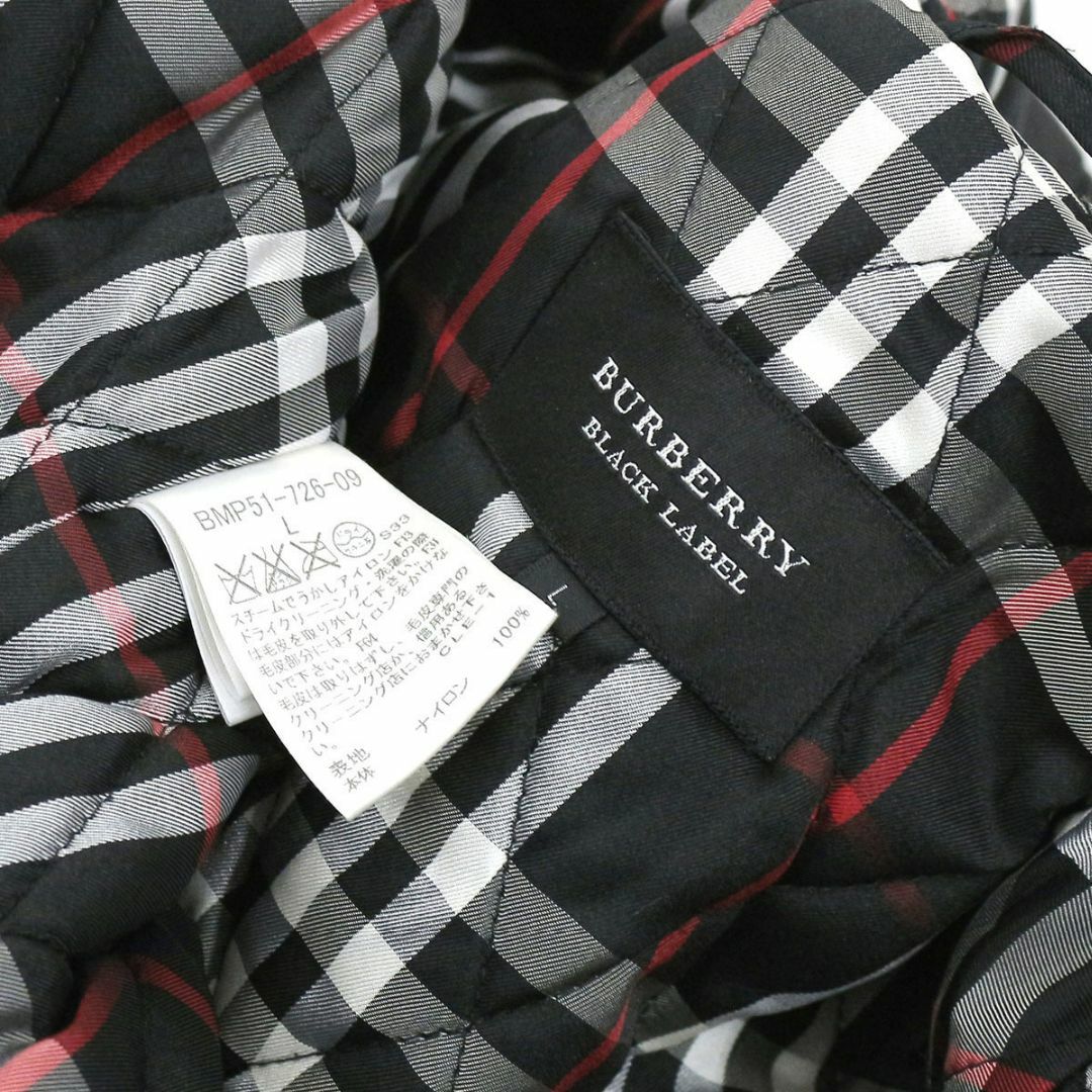 BURBERRY BLACK LABEL(バーバリーブラックレーベル)のバーバリー ブラックレーベル ナイロンフーデッドミリタリーコート / N-3B メンズのジャケット/アウター(モッズコート)の商品写真