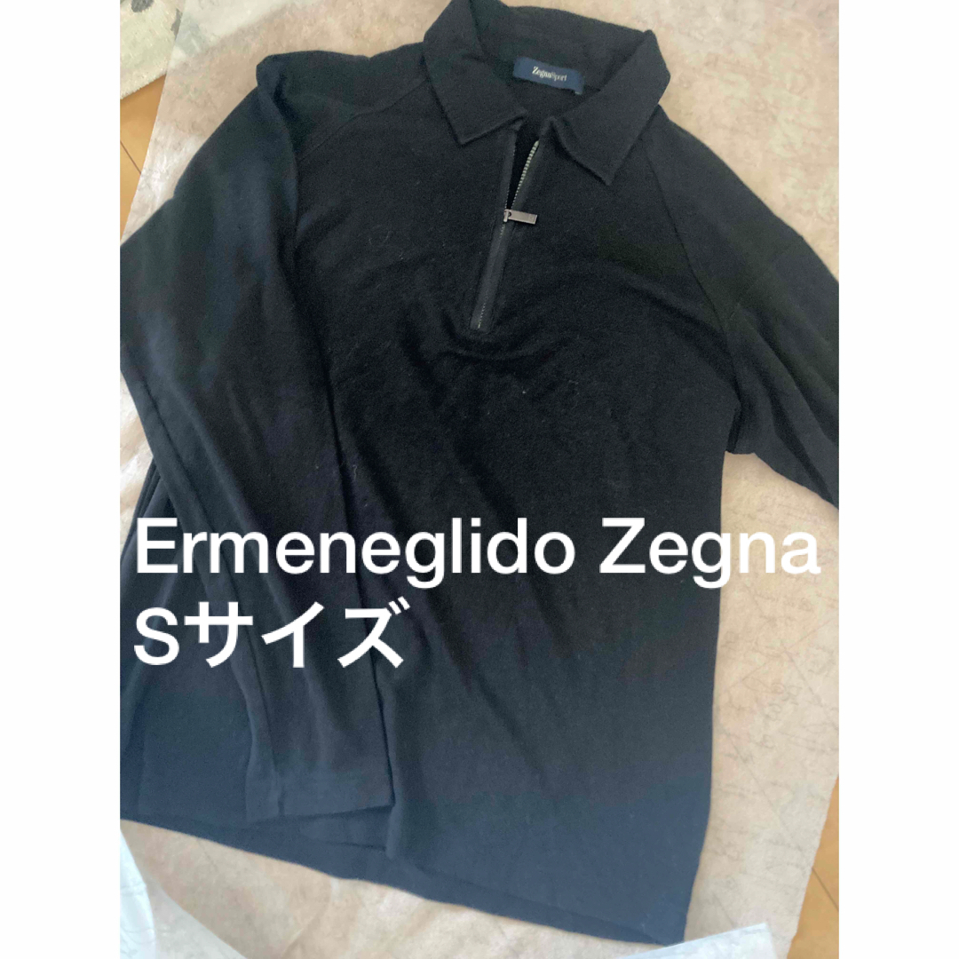 美品zegnasport ErmeneglidoZegnaジップアップ黒　ニットニット