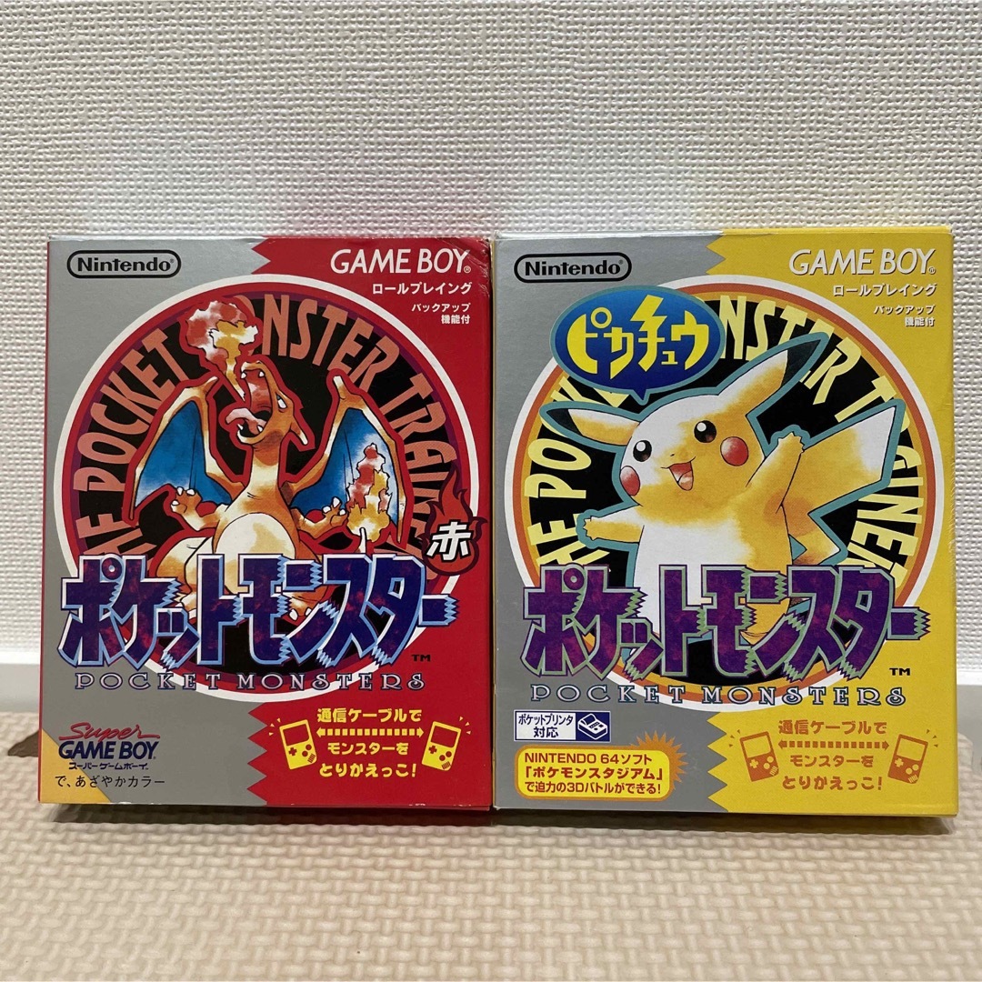 ゲームボーイソフト ポケットモンスター赤ピカチュウ　セット