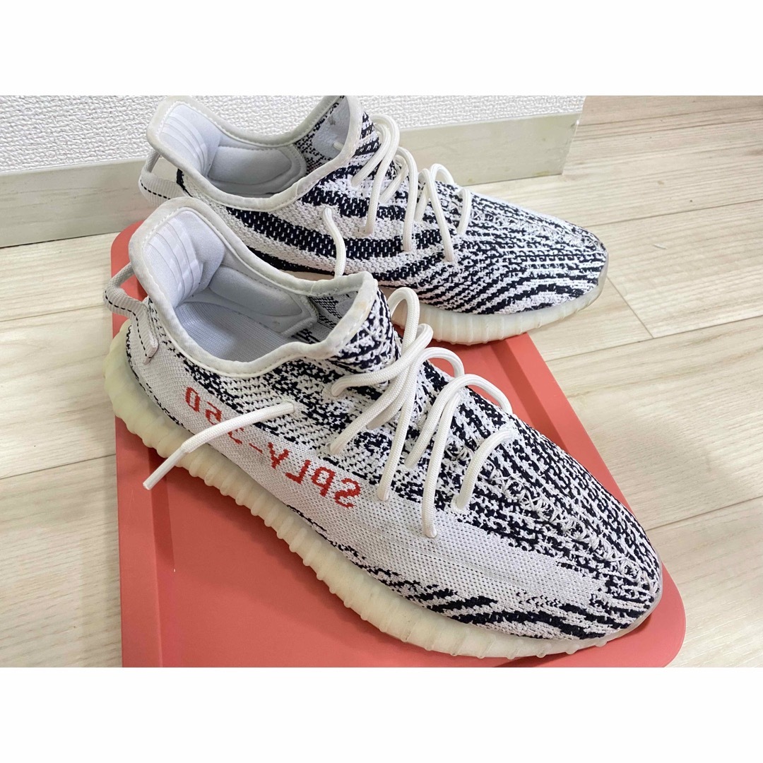 アディダス adidas イージーブースト350 ゼブラ