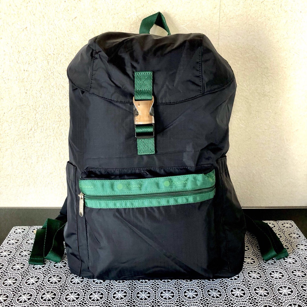 LeSportsac　神崎恵コラボ　リュック　黒