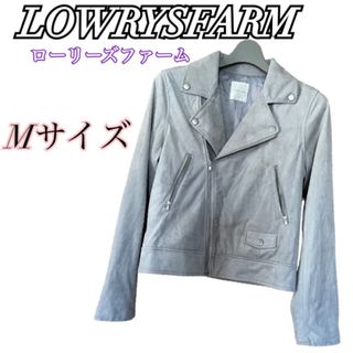 ［LOWRYSFARM］ローリーズファーム　ライダースジャケット　M ベロア