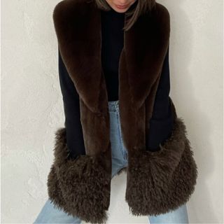 アリシアスタン(ALEXIA STAM)のEco Fur Vest/エコファーベスト(毛皮/ファーコート)