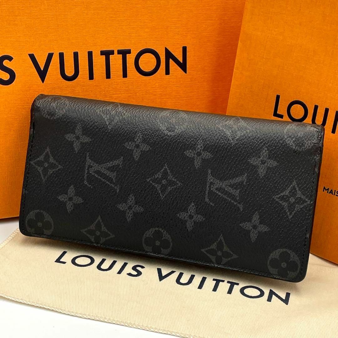 モノグラム・エクリプス ヴィトン VUITTON メンズ 長財布  ブラック