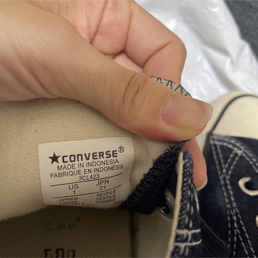 CONVERSE(コンバース)の【美品】CONVERSE ハイカット 21cm キッズスニーカー キッズ/ベビー/マタニティのキッズ靴/シューズ(15cm~)(スニーカー)の商品写真