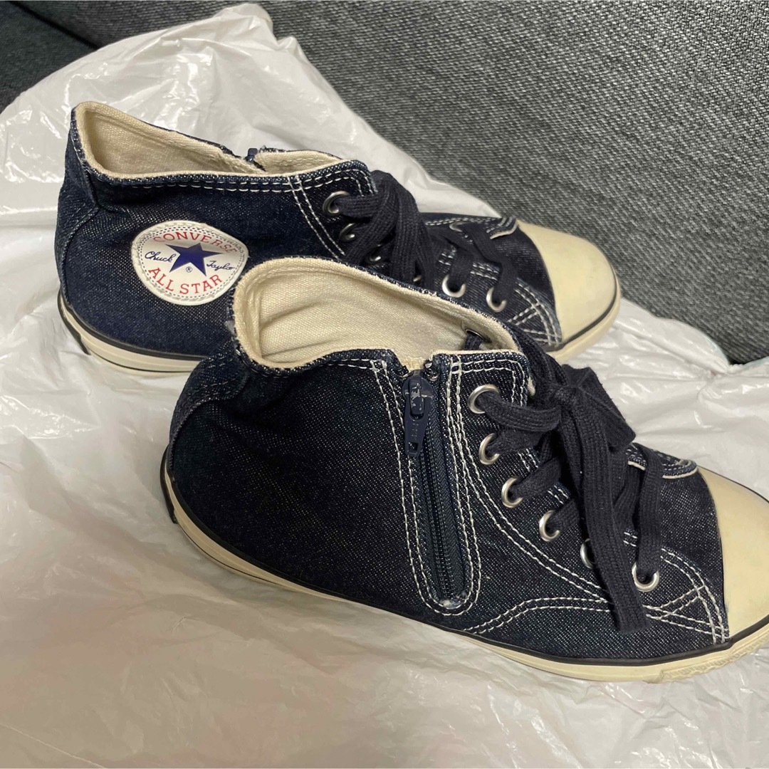 CONVERSE(コンバース)の【美品】CONVERSE ハイカット 21cm キッズスニーカー キッズ/ベビー/マタニティのキッズ靴/シューズ(15cm~)(スニーカー)の商品写真