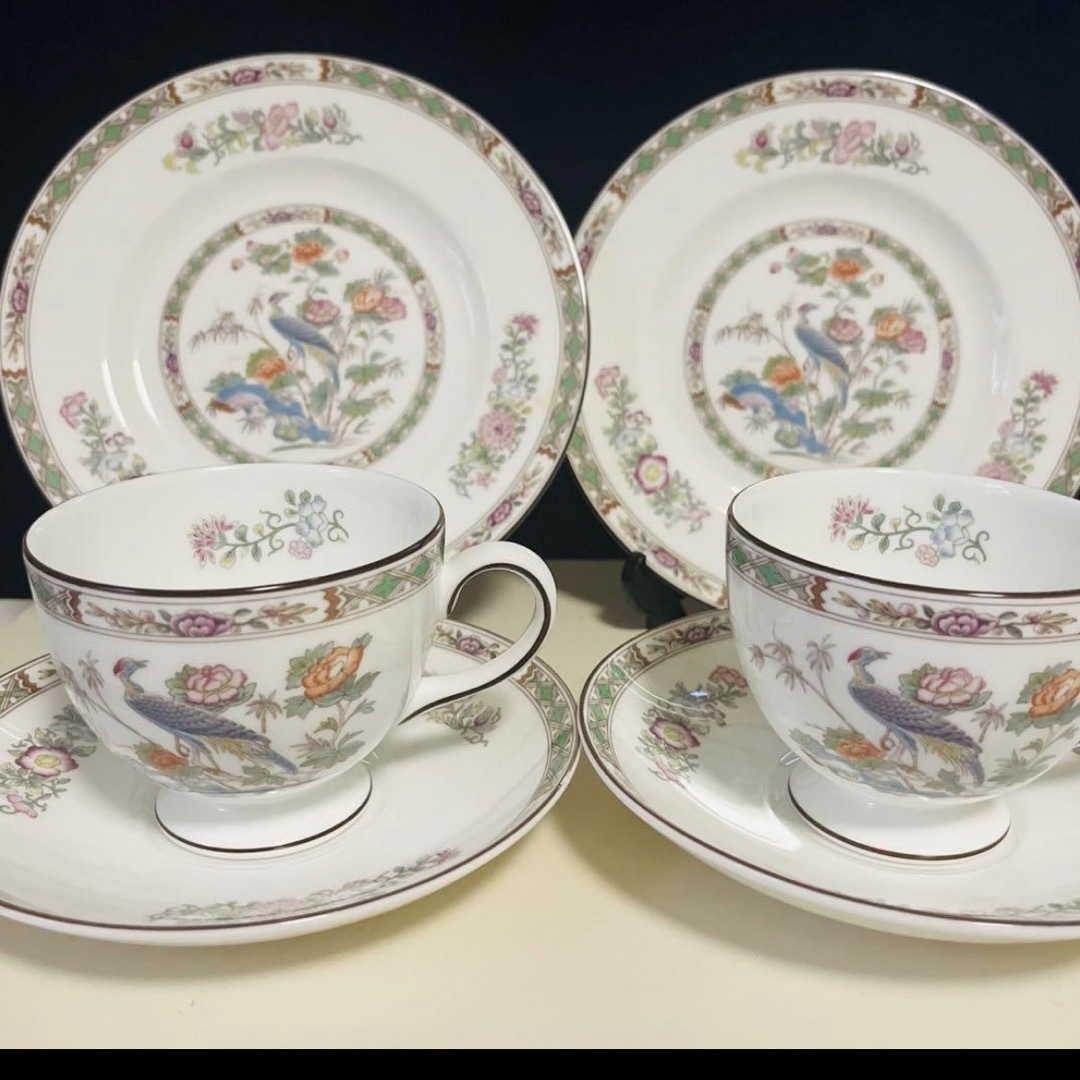 WEDGWOOD - ウェッジウッド クタニクレーン リーカップ トリオ 2 WEDGWOOD - ウェッジウッド クタニクレーン リーカップ トリオ 2