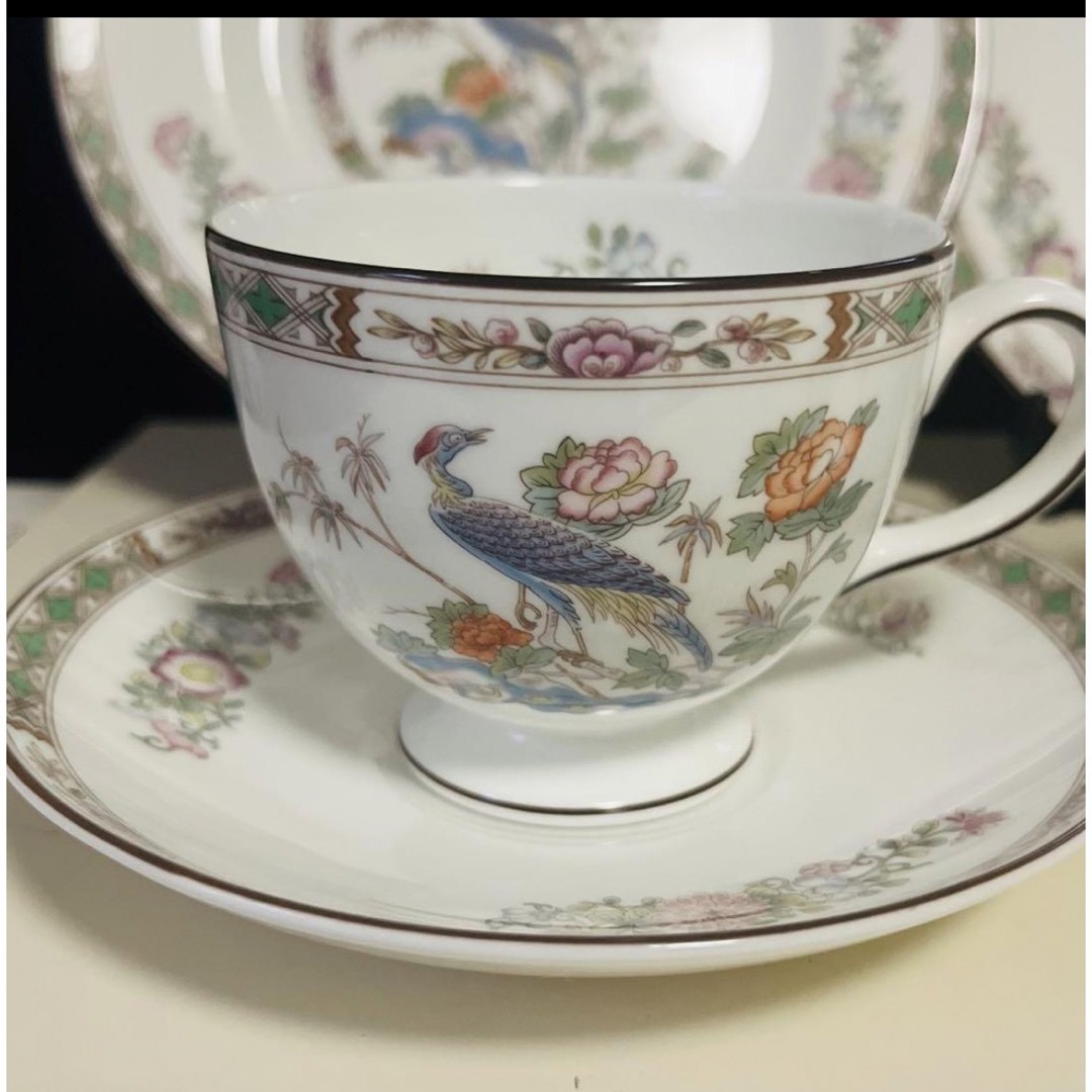 WEDGWOOD(ウェッジウッド)のウェッジウッド　クタニクレーン  リーカップ  トリオ　2セット インテリア/住まい/日用品のキッチン/食器(食器)の商品写真