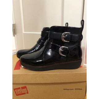 フィットフロップ(fitflop)の【未使用】fitflopフィットフロップ　ダブルバックルショートブーツ　37(ブーツ)