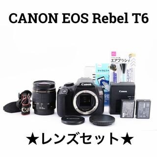 Canon - Canon EOS Rebel T6 キヤノン x80 レンズセットの通販｜ラクマ