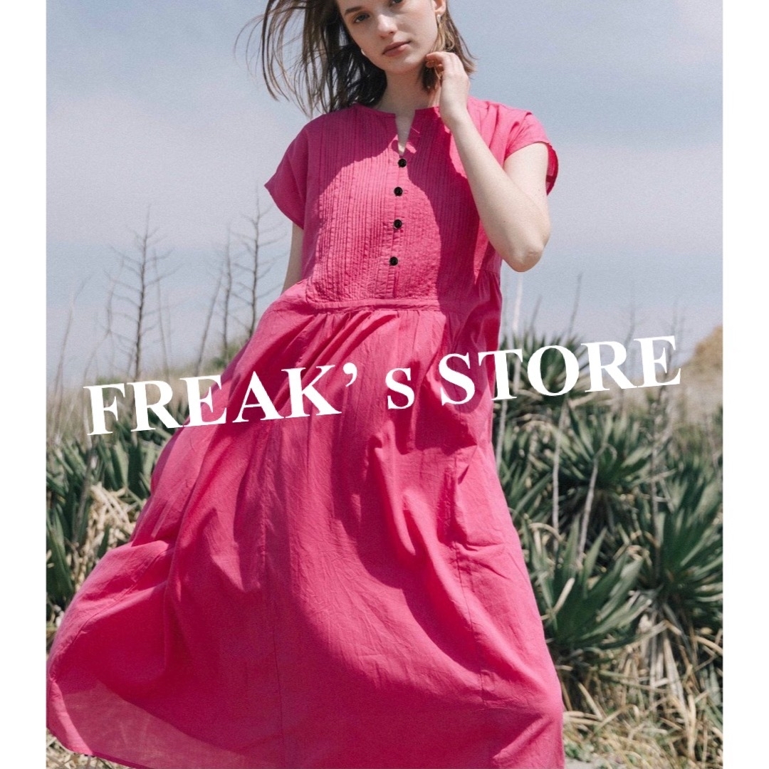 FREAK'S STORE - FREAK'S STORE インドピンタックスキッパーワンピース