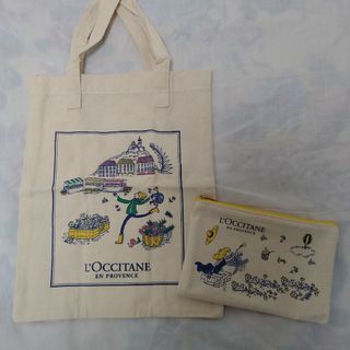 ロクシタン(L'OCCITANE)の【新品】ロクシタン　 L'OCCITANE　トートバック　エコバック　ポーチ(トートバッグ)