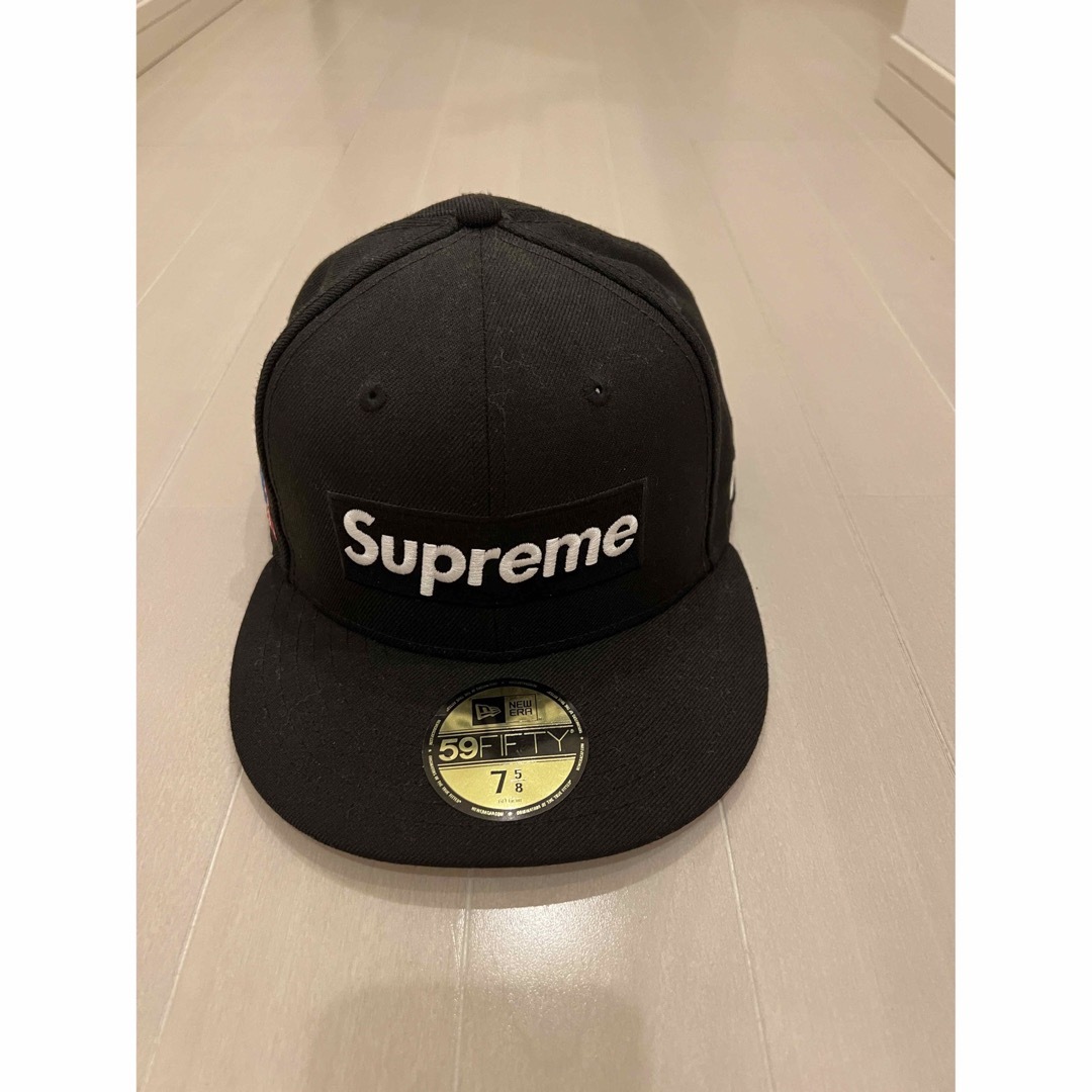 supreme world famous box logo new eraキャップ