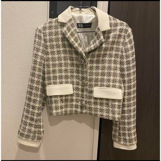 ザラ(ZARA)のZARA ツイード ショート ジャケット(その他)