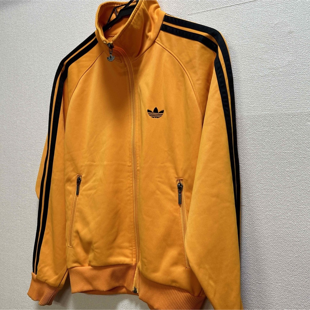 adidas Originals トラックジャケット ネイビー＆オレンジ