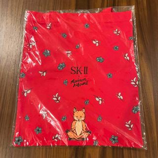 エスケーツー(SK-II)のSK-II メゾンキツネコラボ　トートバッグ　綿100% ノベルティ(トートバッグ)