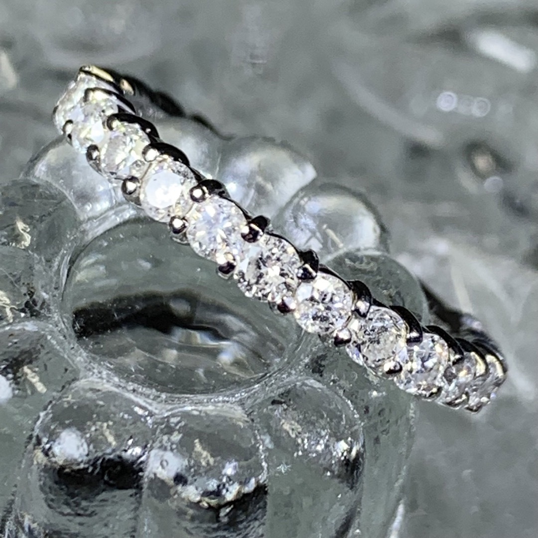 エタニティリング　プラチナ　１カラット　ダイヤモンド リング レディースのアクセサリー(リング(指輪))の商品写真