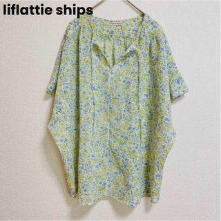 リフラッティシップス(liflattie ships)のst76 liflattie ships トップス シアーブラウス 総柄 透け感(シャツ/ブラウス(半袖/袖なし))