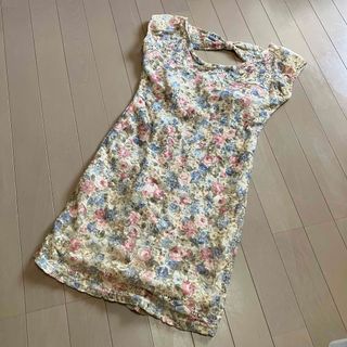 ザラ(ZARA)の【ZARA】花柄 レース ミニワンピース(ミニワンピース)