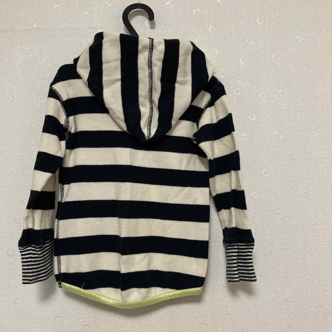 JUNK STORE(ジャンクストアー)のJUNK STORE 90 ボーダー  ロンT フード キッズ/ベビー/マタニティのキッズ服男の子用(90cm~)(Tシャツ/カットソー)の商品写真